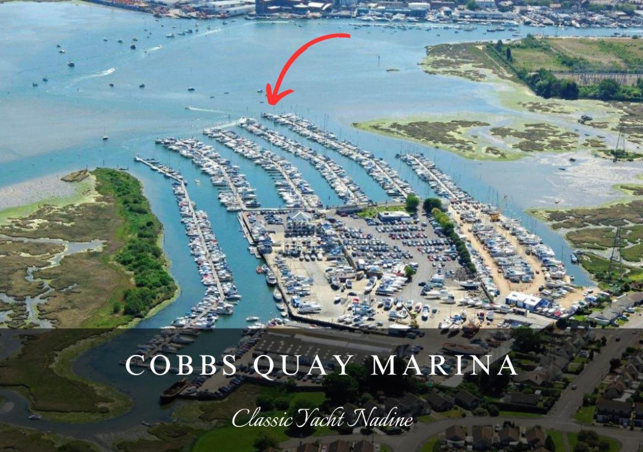 Classic Yacht Nadine In Poole Harbour, Dorset, With A Hot Tub Jacuzzi Eksteriør bilde